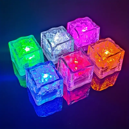 Waterproof Sensor Luminous LED Colorful Ice Cubes Light